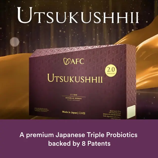 Triple-Probiotic Shield: Immunity Boost, Anti-Infection Protection & Tumor Defense — Utsukusshhii by AFC Japan