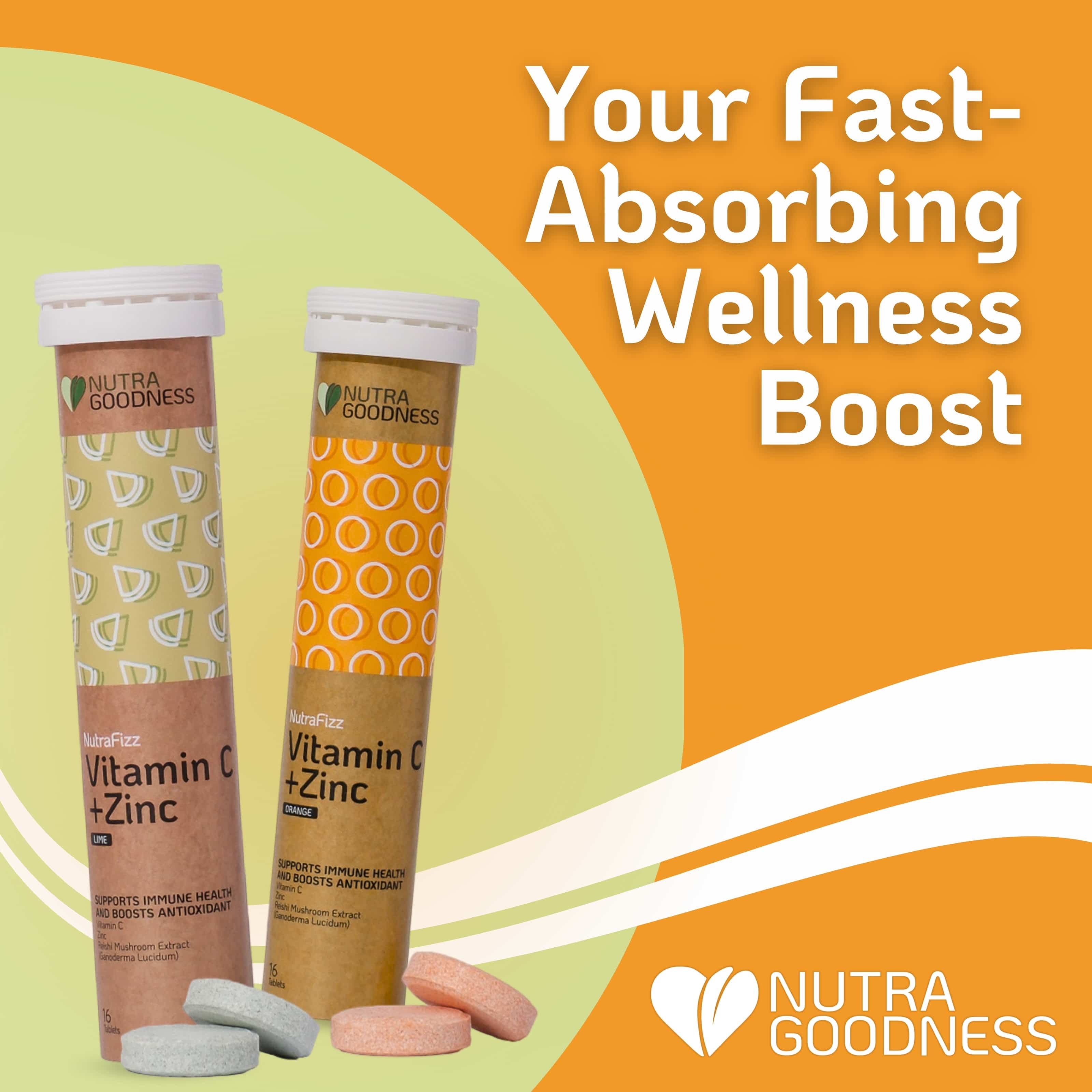 Boost Your Immunity & Get Extra Antioxidant Protection: Nutra Fizz Vitamin C + Zinc