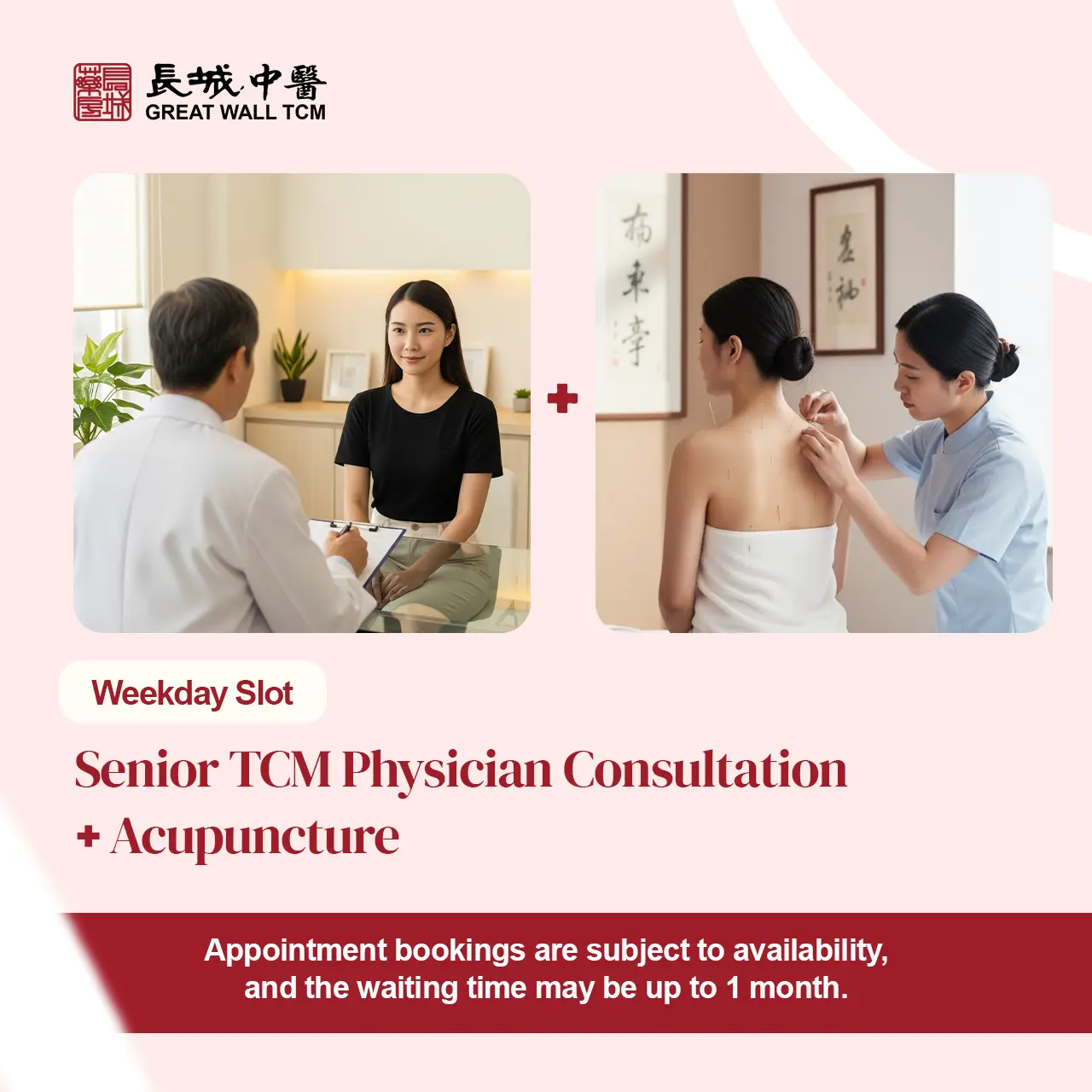 Weekday Senior TCM Physician Consultation + Acupuncture