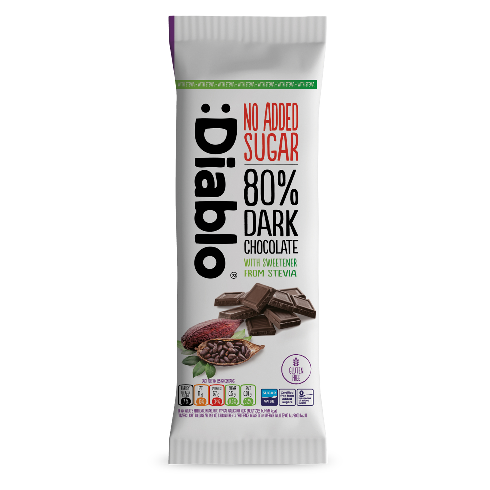 80% Dark Choco 75g