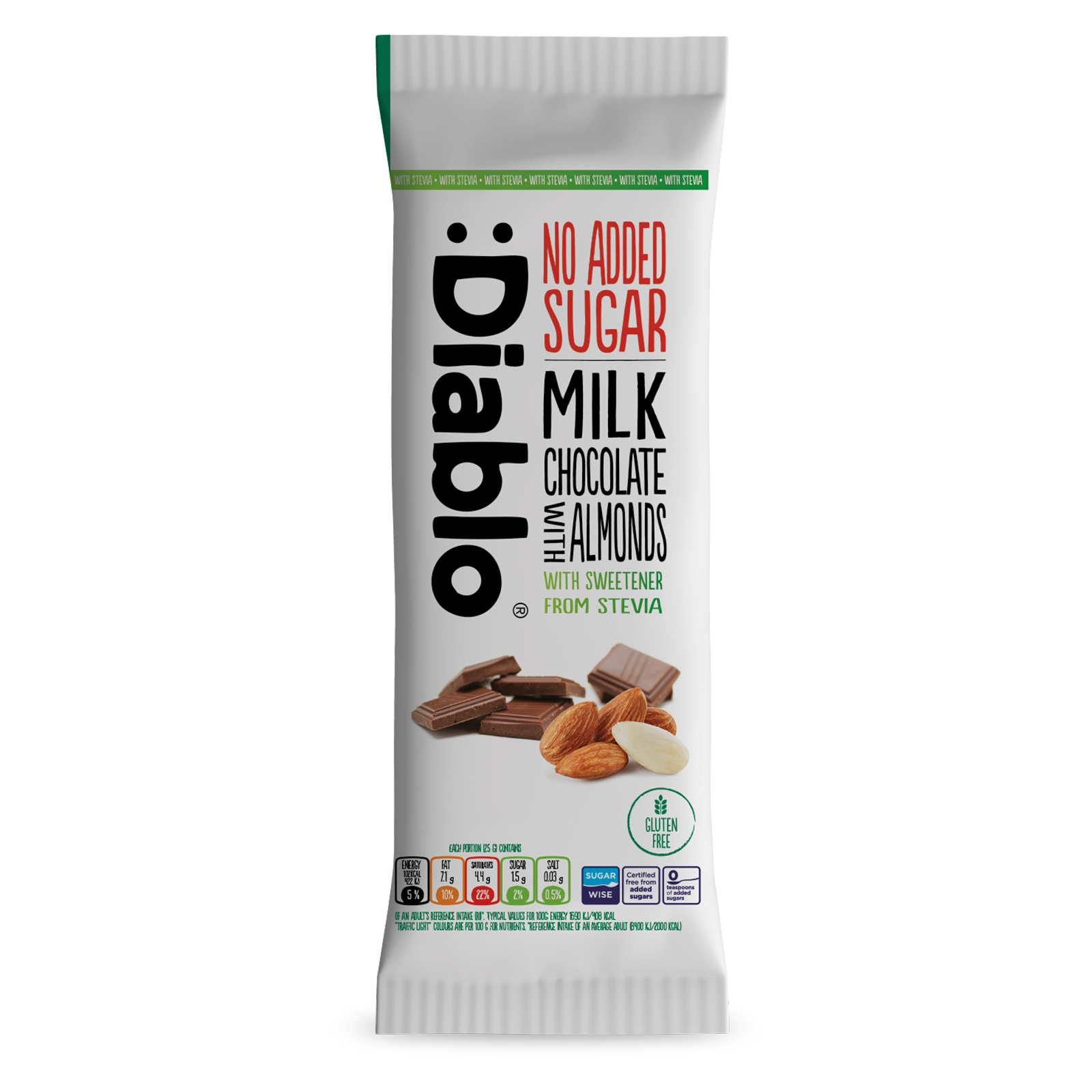 Milk Choco with Almonds 75g
