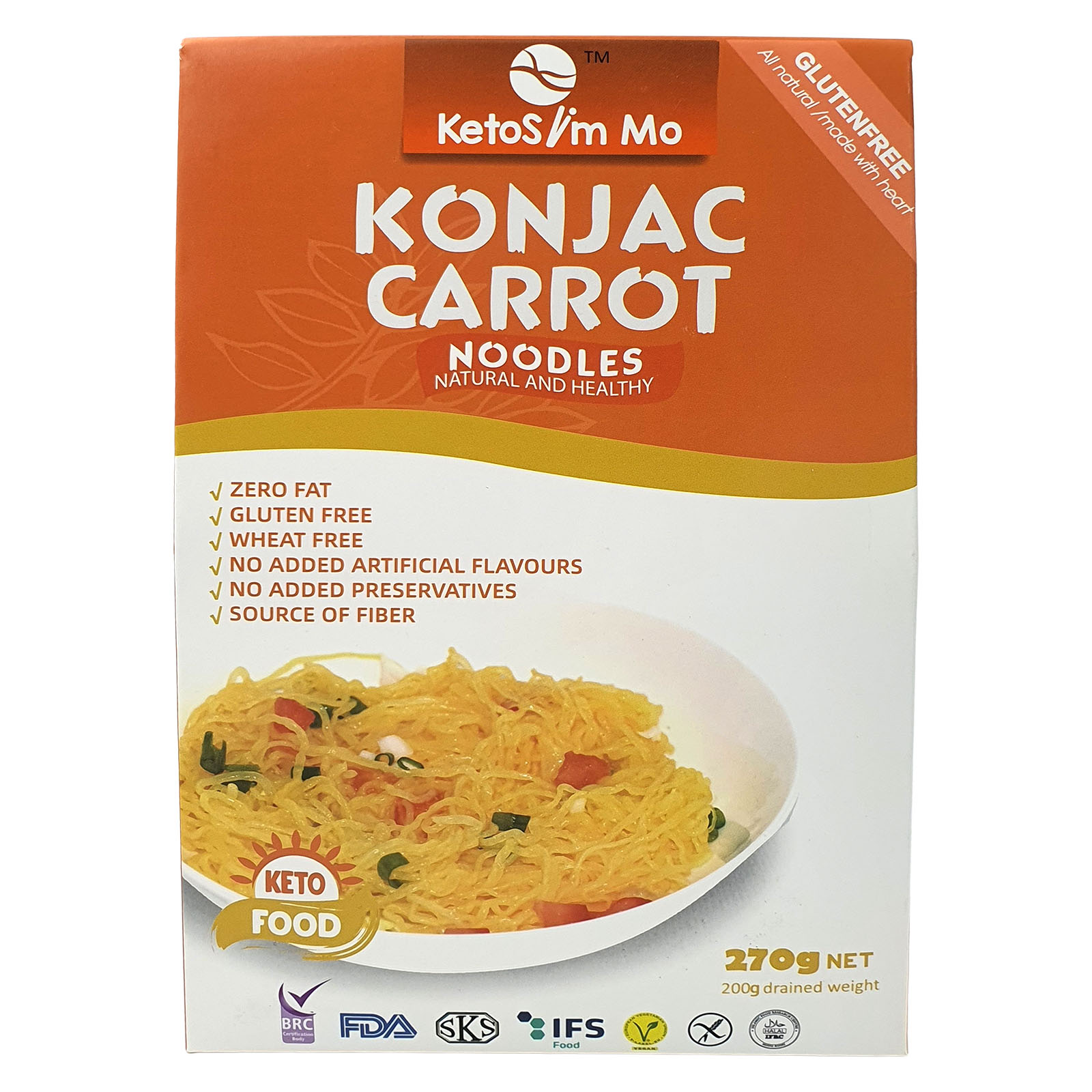 Konjac Carrot Noodles