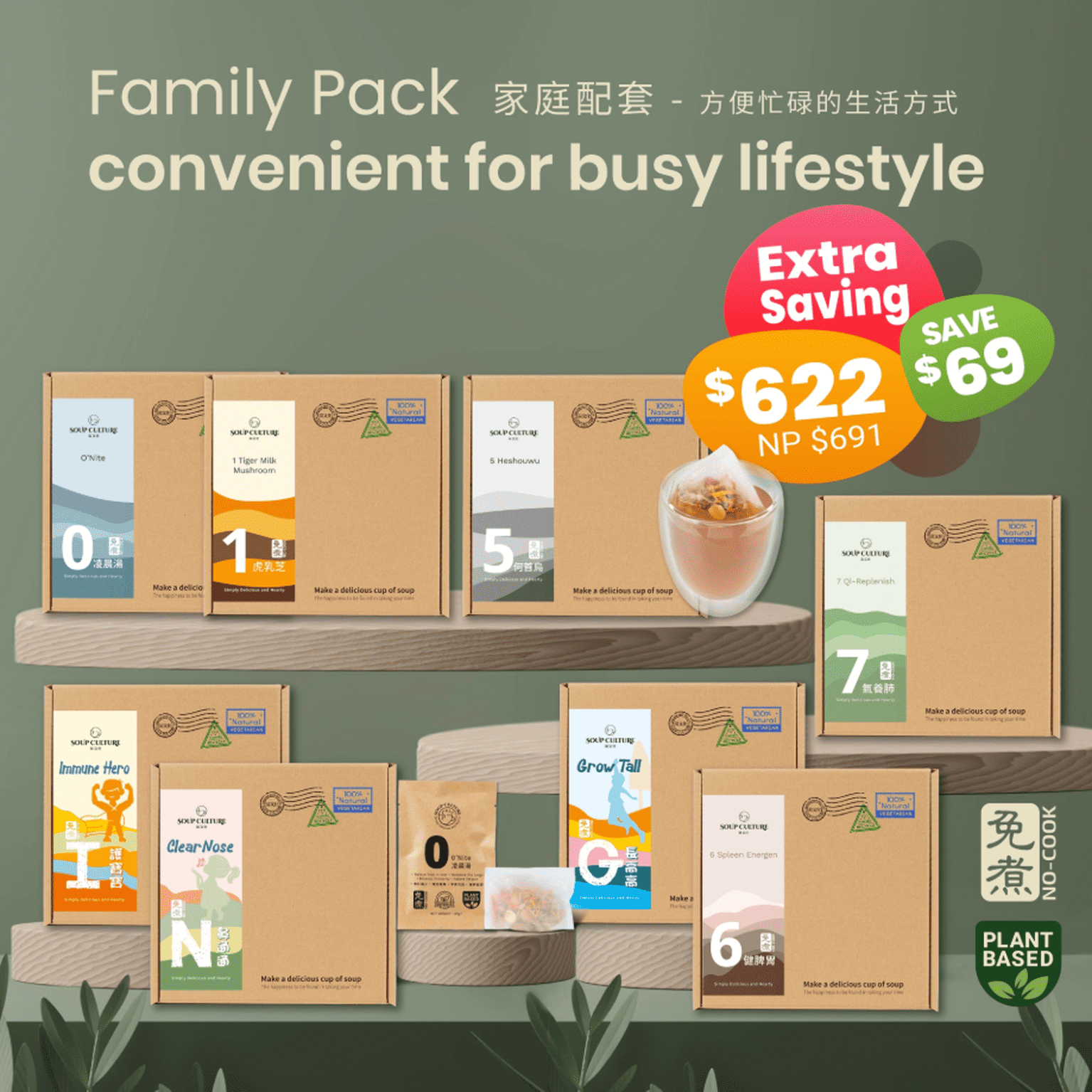 Family Pack Without Flask